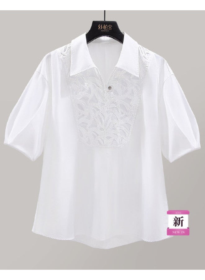 Cypress House 2025 Summer New Women's Casual Office Blouse - Loose Fit & Plus Size Available - Image 1