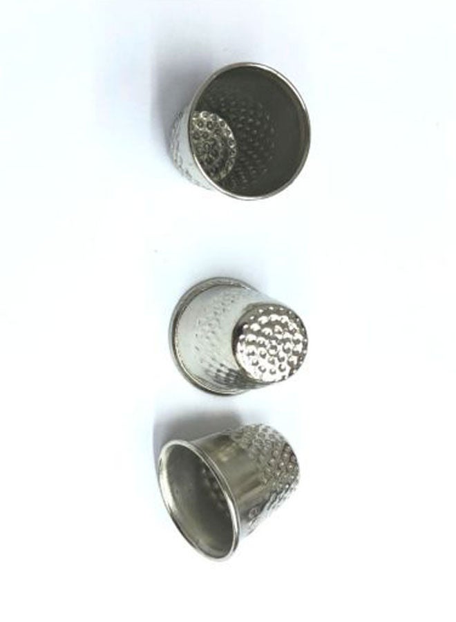 NIBEMINENT 3-Piece Finger Protection Guard Silver 18x16millimeter - Image 2