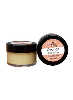 Ancient Living Organic Orange Lip Balm - For Buttery Smooth & Supple Lips - 8 Gm 