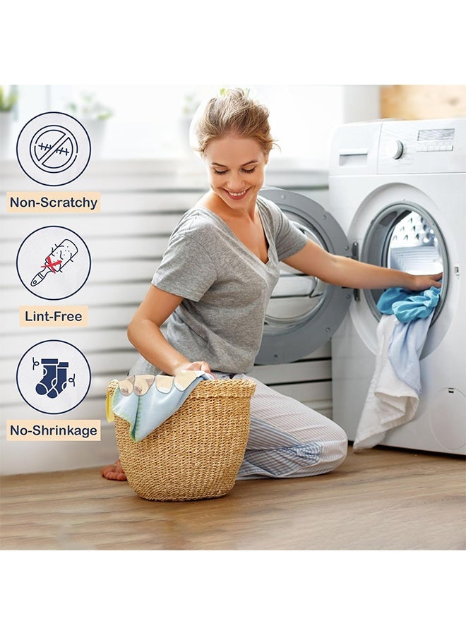 جوارب للأطفال من القماش الفروية للجنسين 4 قطع للرضع من عمر 6-12 شهرًا، جوارب دافئة للبنين والبنات - Image 4