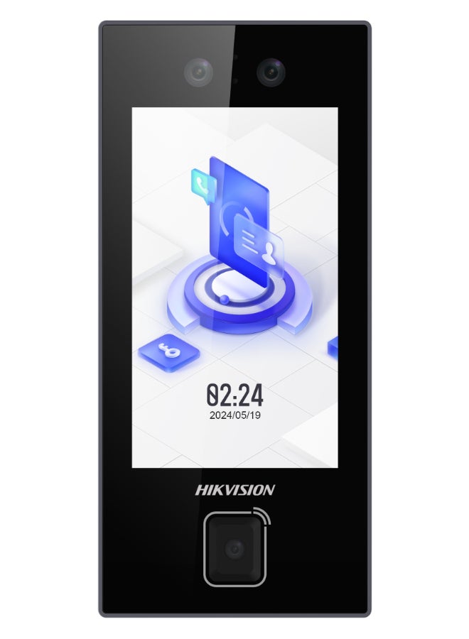 HIKVISION DS‑K1T344MBWX‑QRE1 Value Series Face Recognition Access Control Terminal – 4.5” Touchscreen, 2MP Wide-Angle Camera, Fast - Image 1