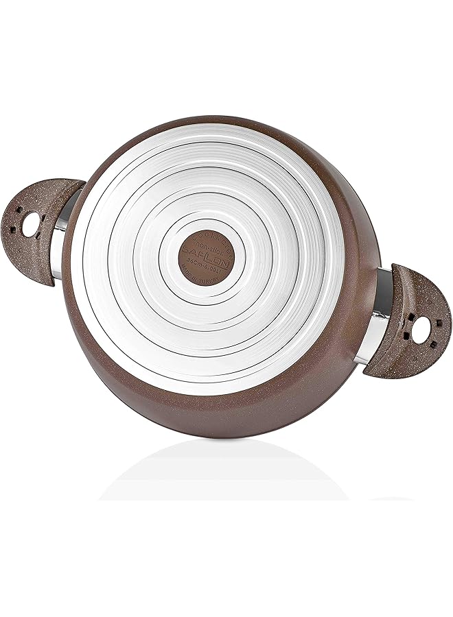 سافلون قدر من الجرانيت مع غطاء من الفولاذ المقاوم للصدأ - Image 4