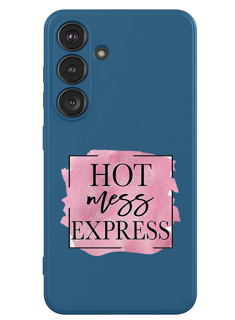 Theodor Protective Slim Fit Case Liquid Silicone Cover with Full Body Protection Anti-Scratch Shockproof Case For Samsung Galaxy S25 Plus (Blue) - Hot mess express - Image 1