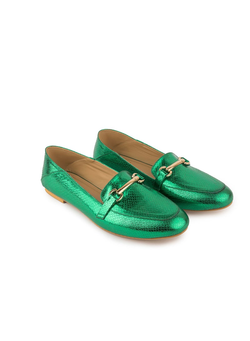 BOU Metallic Loafers - Image 1