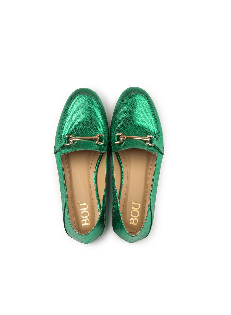 BOU Metallic Loafers - Image 2