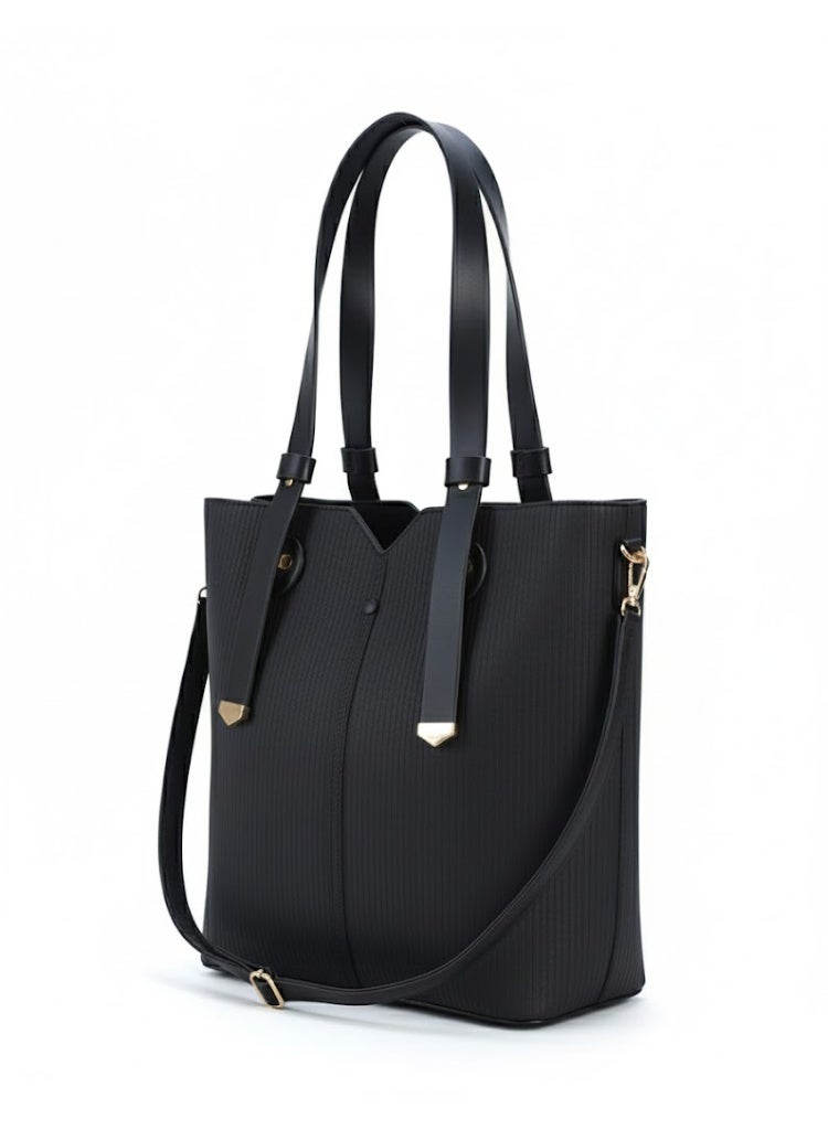 شنطة يد حريمي أنيقة متعددة الاستخدامات + شنطة داخلية – تصميم عملي عصري – خامة عالية الجودة – مناسبة للاستخدام اليومي - Image 3