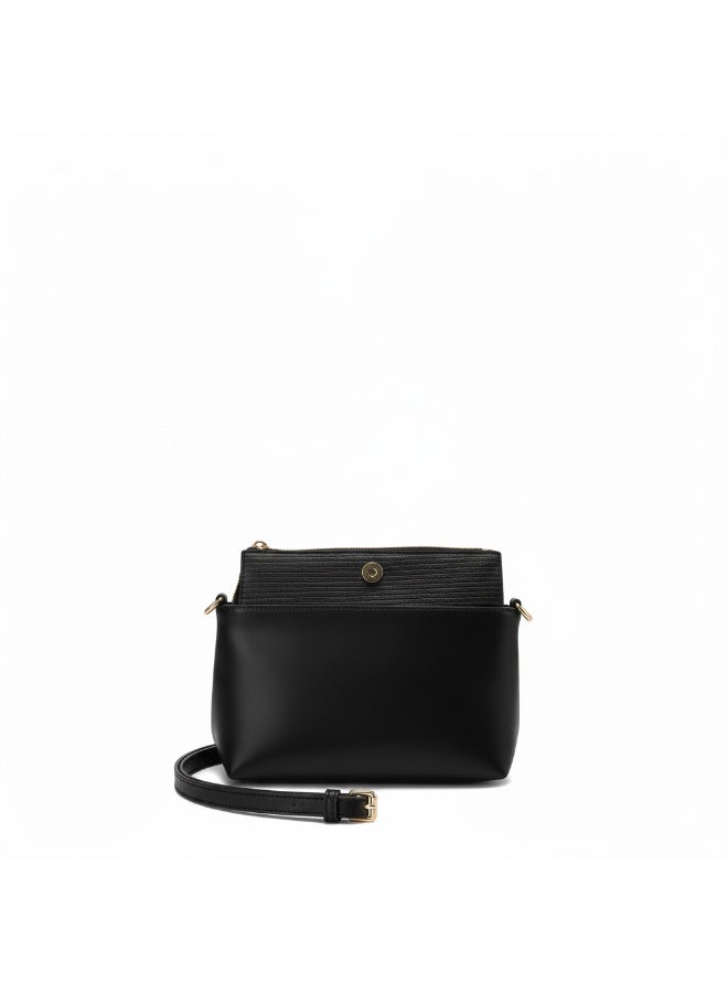 شنطة يد حريمي أنيقة متعددة الاستخدامات + شنطة داخلية – تصميم عملي عصري – خامة عالية الجودة – مناسبة للاستخدام اليومي - Image 5