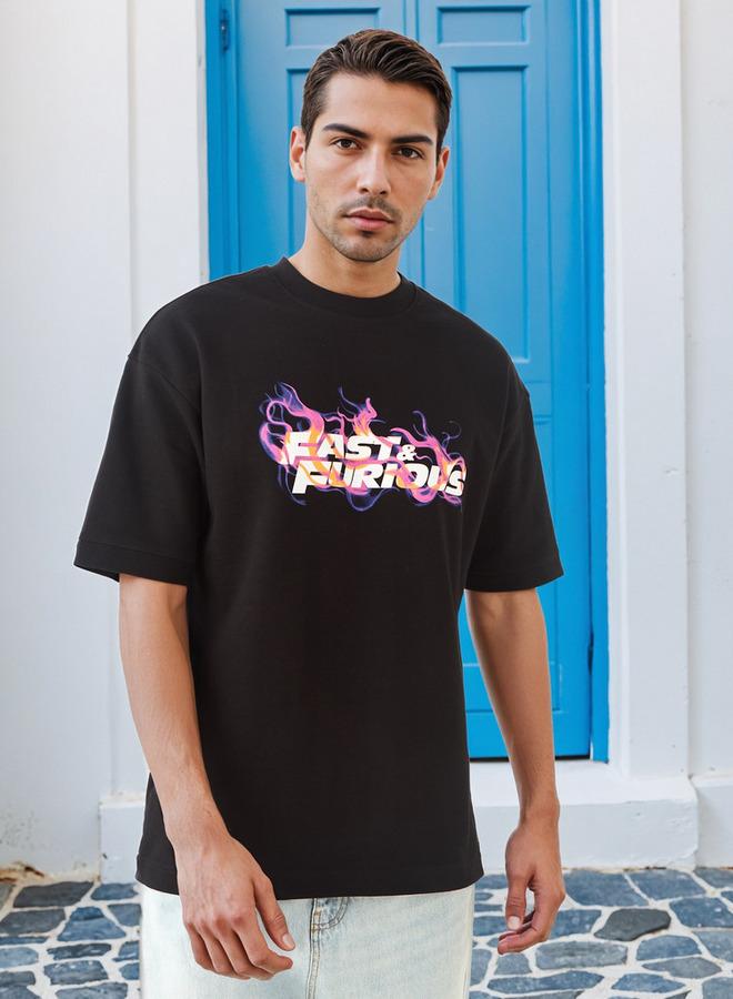 SP Characters Fast and Furious Print T-shirt - Image 1