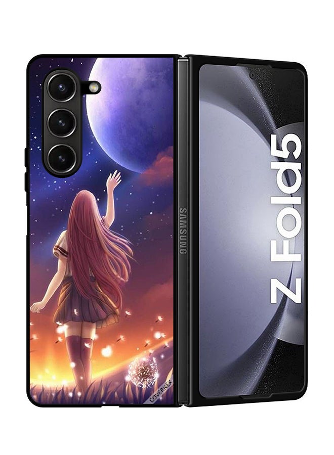 Covernex Protective Case Cover For Samsung Galaxy Z Fold 5 Touching Moon - Image 1