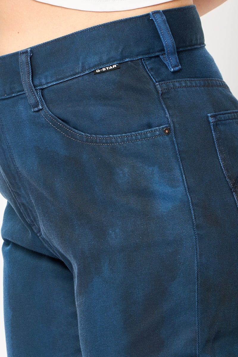 G-Star RAW Women Straight Fit Tie Dye Non-Stretchable Denim, Multicolor - Image 3