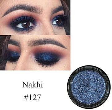 Phoera AQUAPURITY PHOERA Cream to Powder Waterproof Glitter Metallic Eyeshadow Palette Long Lasting Shimmer High Pigment Sparkly Eye Shadow Cosmetic Makeup 127 Nakhi - Image 3