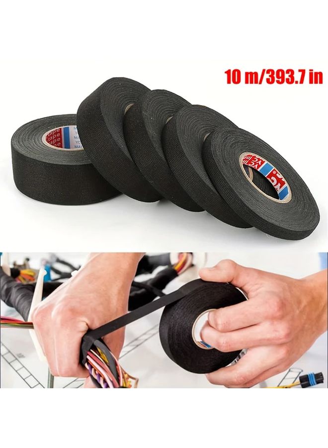 Black 19mm Heavy Duty Adhesive Tape Multi Surface Temperature Resistant 40C to 200C - Image 5