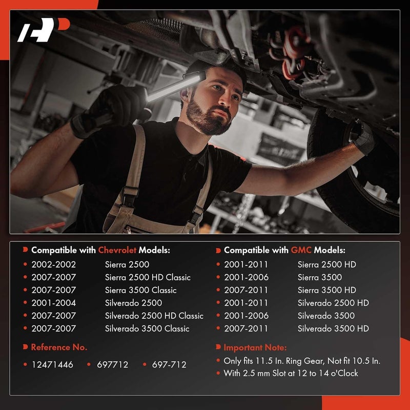 A-Premium Rear Differential Cover for Chevy and GMC - Image 2