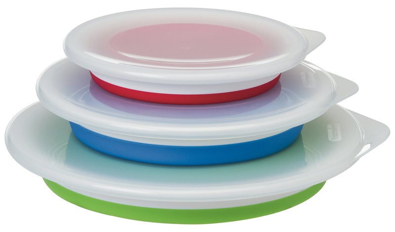 PREPWORKS Progressive Prepworks Thinstore Collapsible Prep/Storage Bowls with Lids - Set of 3 - Image 4