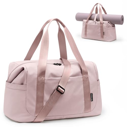GOLF QUALITY Travel Duffle Bag Gym Bag for WomenTote Bag Laptop Carry on Weekender Overnight Bag Organizer Duffel Bag for Travel31LBaby Pink - Image 1