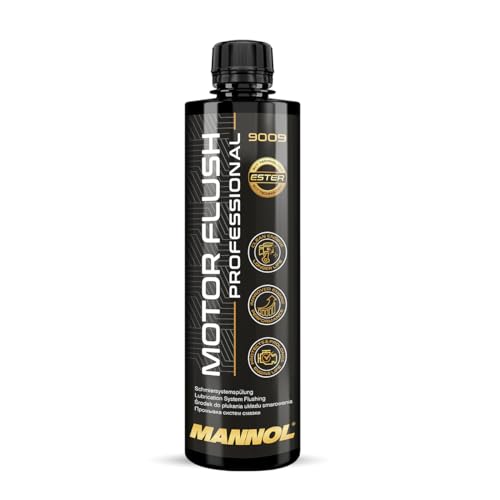 MANNOL 9009 (450ML) Motor Flush Professional|Removes deposits| Dirt|Sludge and wear Products from Engine Parts|Miscible with All Petrol and Diesel Engine Oil|Imported from Germany 450ML (1) - Image 1