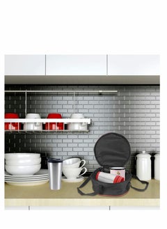 Y&D Dishes Storage Plate Protectors Round Crockery Bag Camping Tableware Dinnerware Cupboard Kitchen Accessories  - Image 3