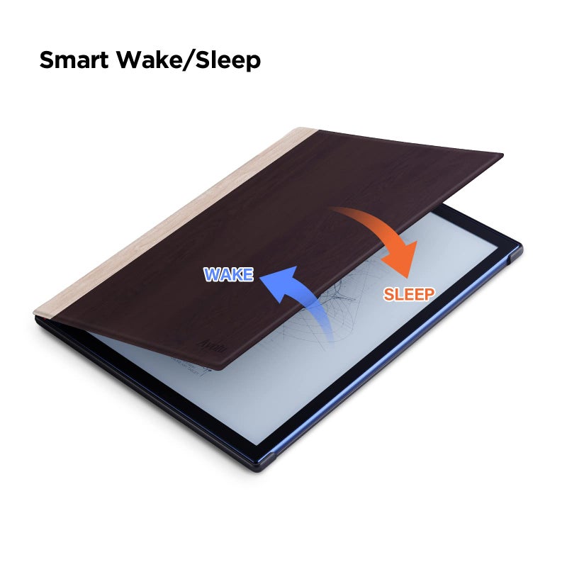 Ayotu Case for Onyx BOOX Note Air 1/Note Air 2/Air 2 Plus 10.3'' Paper Tablet, Auto Sleep/Wake, Durable Fabric Folio Cover with Foldable Stand, Light & Dark Cork (NOT Fit BOOX Note Air 3C) - Image 3