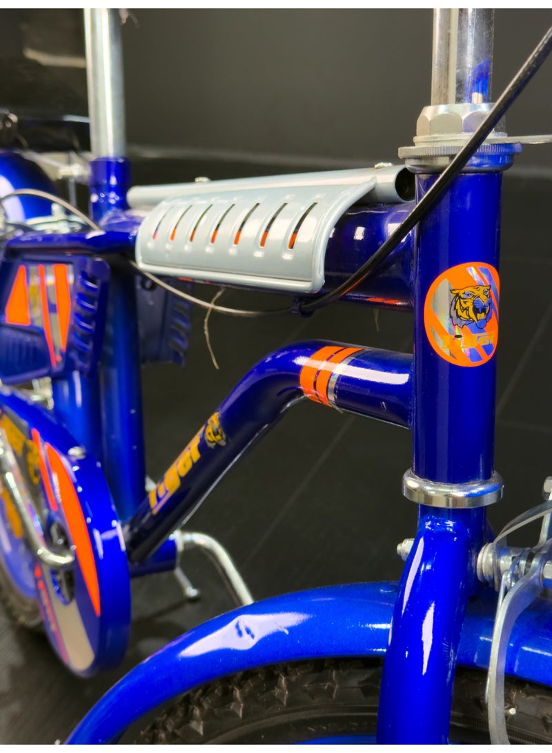 تايجر دراجة أطفال تايجر 20 بوصة مع سلة أمامية وكرسي خلفي – مناسبة للأعمار 6 إلى 10 سنوات - Image 2