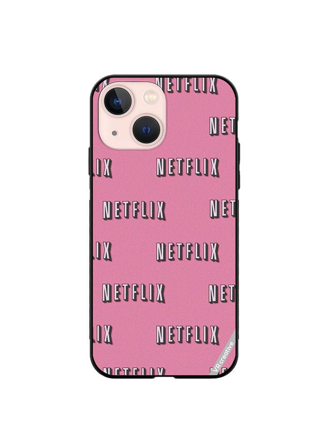 VR CREATIVE Protective Case Cover For Apple iPhone 13 Netflix Design Multicolour - Image 1
