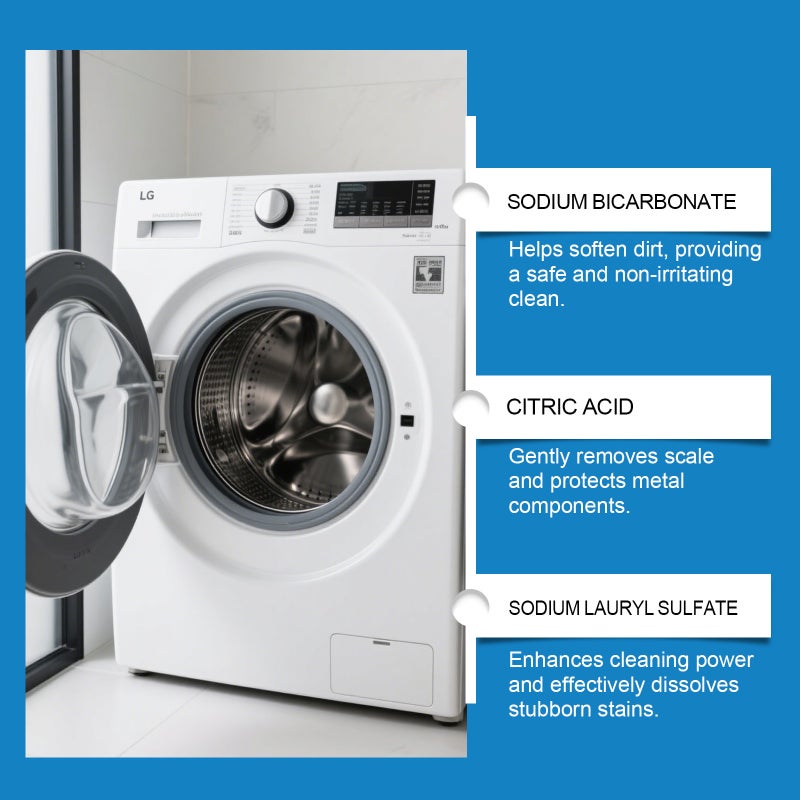Jakehoe Washing Machine Deodorizing Cleaning Tablets Descaling And Deodorizing Clean Drum Pulsator Universal Cleaning Effervescent Tablets - Image 3