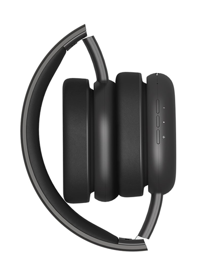 CATANES Essential Wireless Headphone E1300 – Over-Ear Bluetooth Headset with Powerful Sound - 40-Hour Battery - Built-in Mic - Foldable Design - Black - Image 5