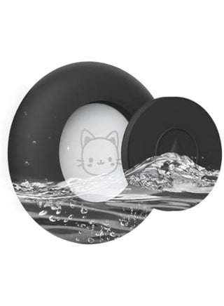 Airtag Holder for Dog Collar, Silicone Air Tag Case Cover Compatible with Apple Airtags Cat Pet Collar Harness Loop, 0.8-1.2inch (Black) - pzsku/Z698D2A808E1493ECD3D7Z/45/_/1739844778/ea1c2a6c-9d52-4fb4-917c-08d4deb52719