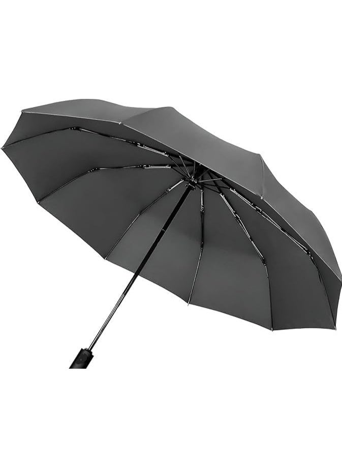 Sun and Rain Protection Umbrella – Foldable, Black, Ideal for Travel, Umrah, and Hajj - Image 2
