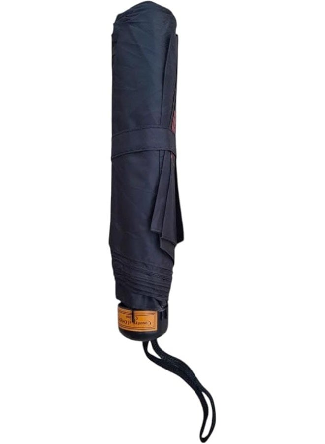 Sun and Rain Protection Umbrella – Foldable, Black, Ideal for Travel, Umrah, and Hajj - Image 3