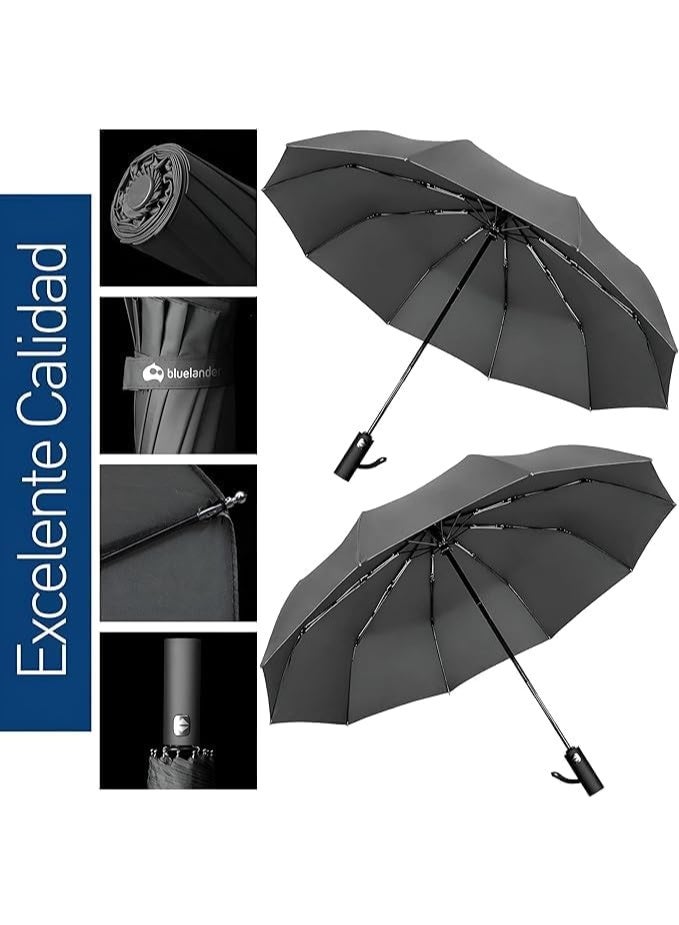 Sun and Rain Protection Umbrella – Foldable, Black, Ideal for Travel, Umrah, and Hajj - Image 5