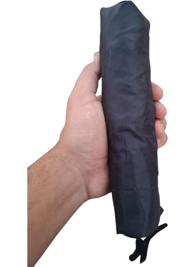 Sun and Rain Protection Umbrella – Foldable, Black, Ideal for Travel, Umrah, and Hajj - Image 4