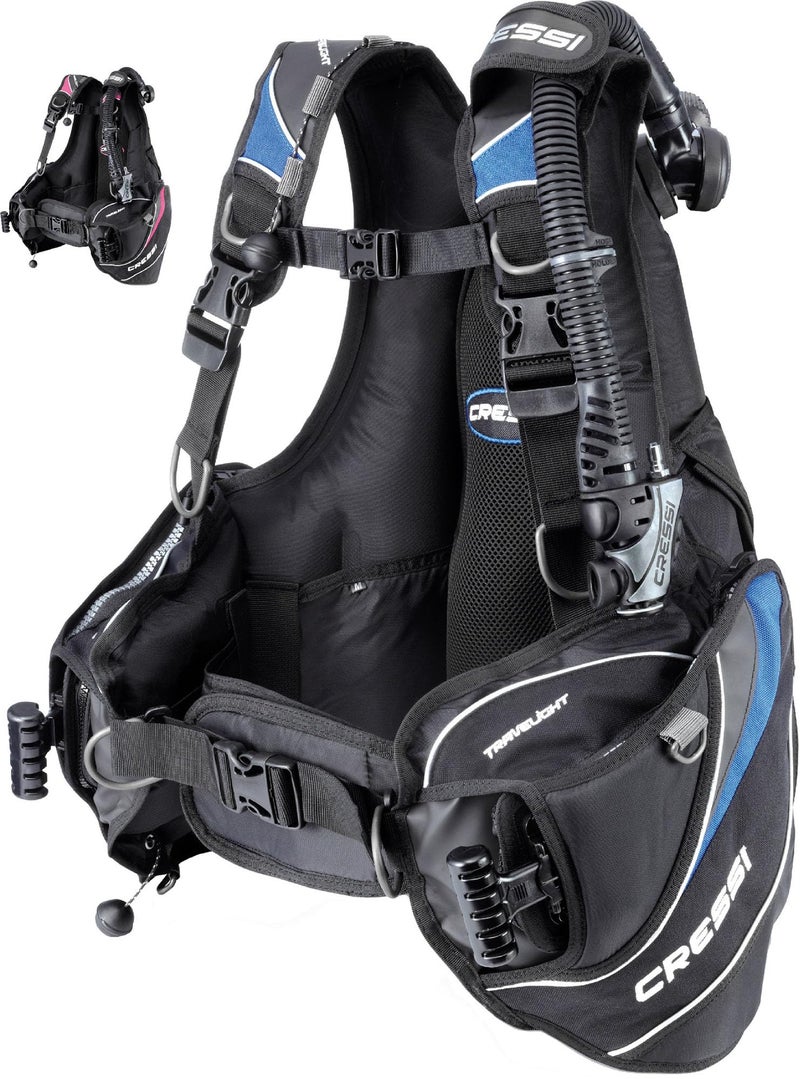 Cressi Travelight, Black/Blue, M - Image 1