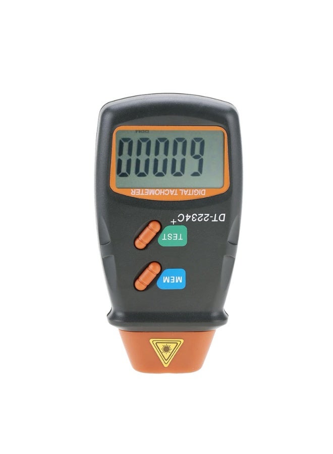 مقياس السرعة الرقمي ، DT-2234C + غير الاتصال ميني RPM اختبار متر شاشة LCD مقياس السرعة الرقمي الصورة المحمولة لعجلات المحركات مخرطة صنع السيارات - Image 1