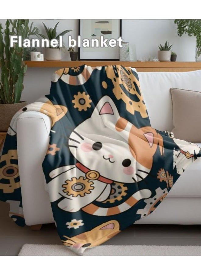 general Baby and children's cartoon flannel thin blanket (warm and comfortable, suitable for sleep, game use) 70cm*100cm - Image 5