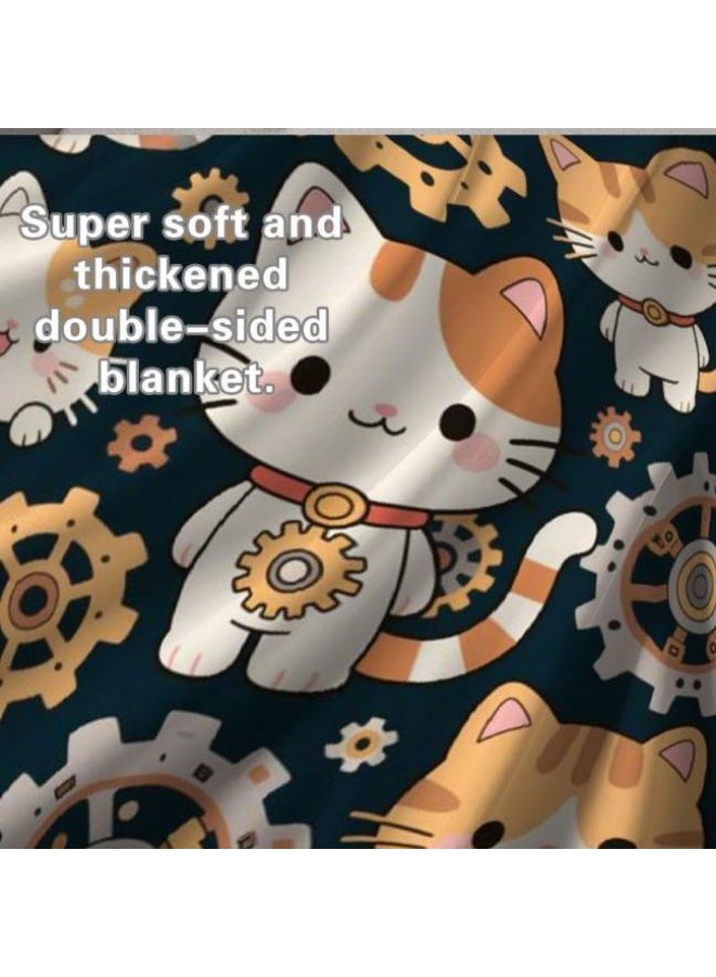 general Baby and children's cartoon flannel thin blanket (warm and comfortable, suitable for sleep, game use) 70cm*100cm - Image 4