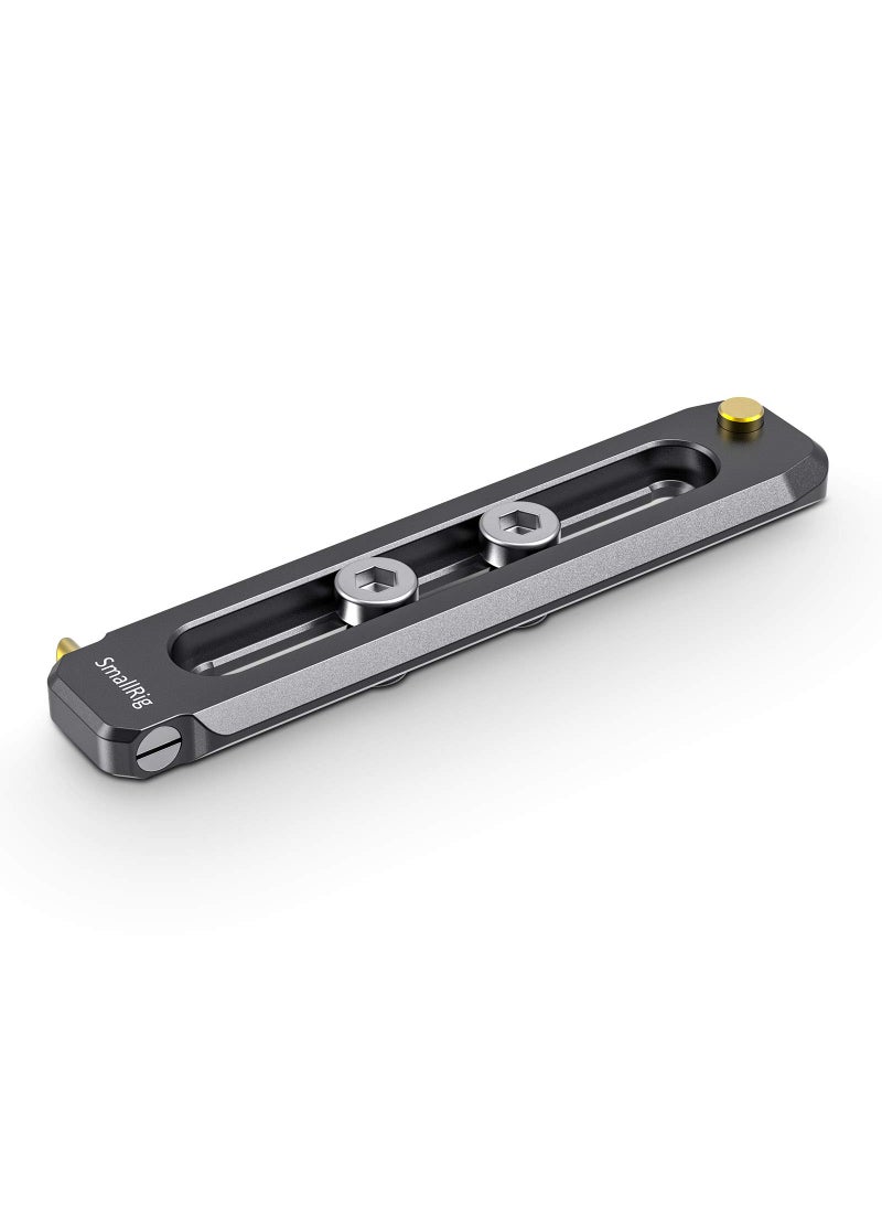 SMALLRIG SMALLRIG Universal Low-Profile Quick Release NATO Rail Safety Rail 90mm/3.5inches Long with 1/4'' Screws for NATO Handle Camera Cage EVF Mount – BUN2484  - Image 1