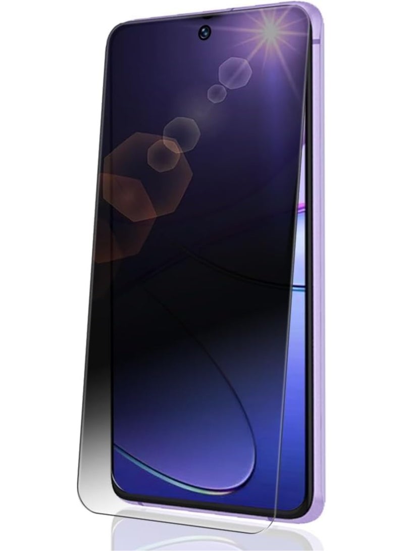 [2 Pack] Privacy Screen Protector Compatible with VIVO V30 Lite 5G Tempered Glass, Full Coverage 9H Hardness, Anti Spy Privacy Tempered Glass for VIVO V30 Lite