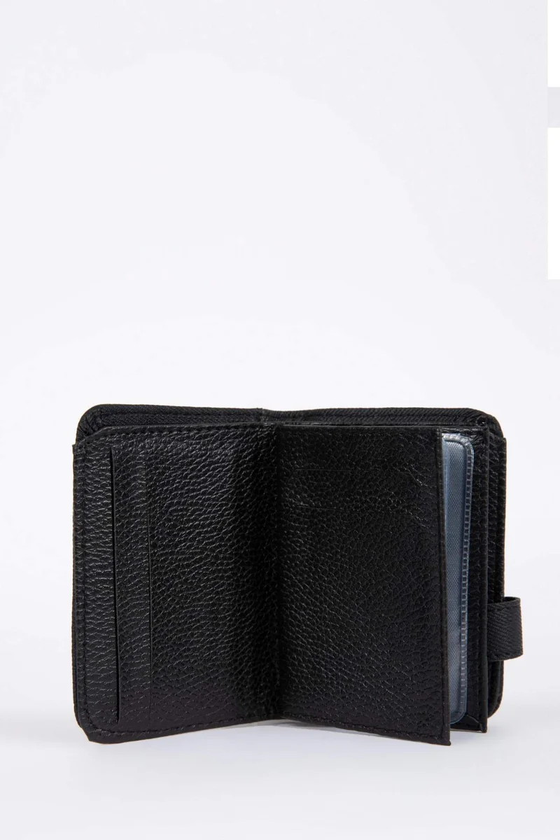 ديفاكتو Faux Leather Wallet