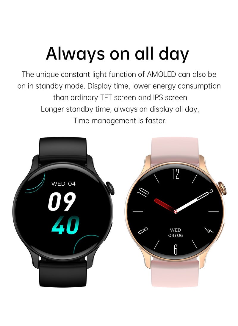Generic - NFC Access 1.43 Inch AMOLED HK85 Smart Watch Sports World Clock Calculator Bluetooth Call Smartwatch For iOS Android Smartphone - Image 1