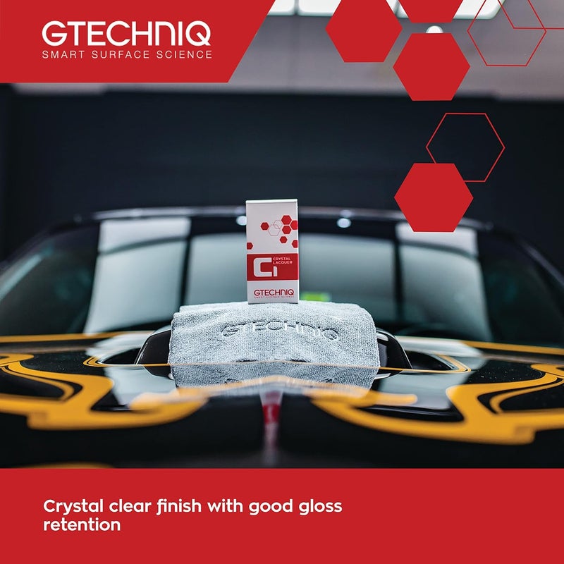 Gtechniq C1 Crystal Lacquer Ceramic Coating for Cars, 1 fl oz | High Shine Crystal Clear Finish, Prevents Minor Scratching, Easy to Apply, Ideal for Matte Paint Finishes, Up to 5 Years Durability - Image 5