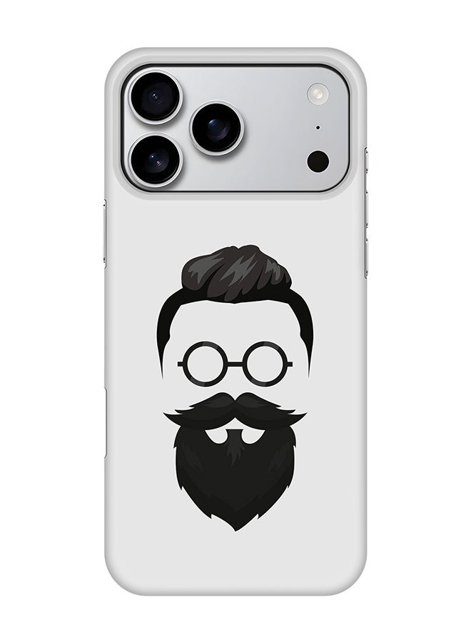 For iPhone 17 Pro Max,Case, [Compatible with MagSafe] Magnetic cover Slim fit Protection Matte, - Beard Hipster