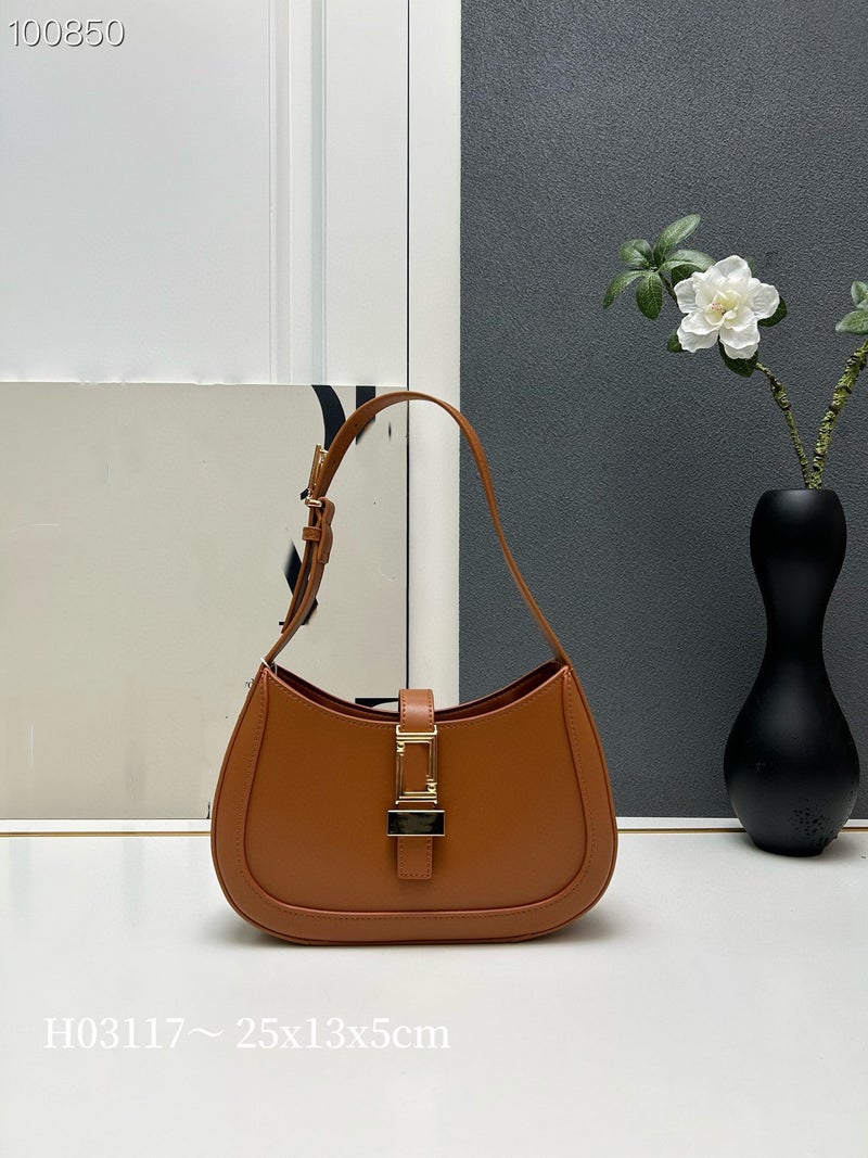 Niche Star'S Same Style Bag For Women High-End Retro Magnetic Buckle Armpit Bag Saddle Bag Shoulder Satchel - Image 2