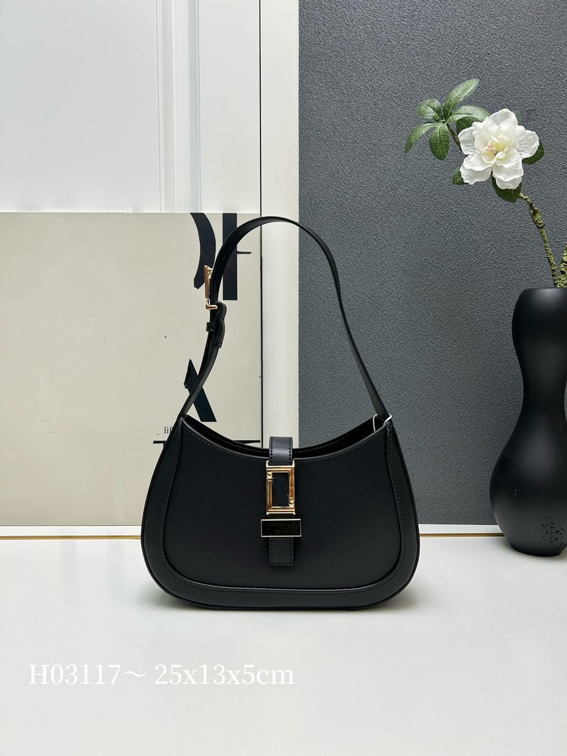 Niche Star'S Same Style Bag For Women High-End Retro Magnetic Buckle Armpit Bag Saddle Bag Shoulder Satchel - Image 3