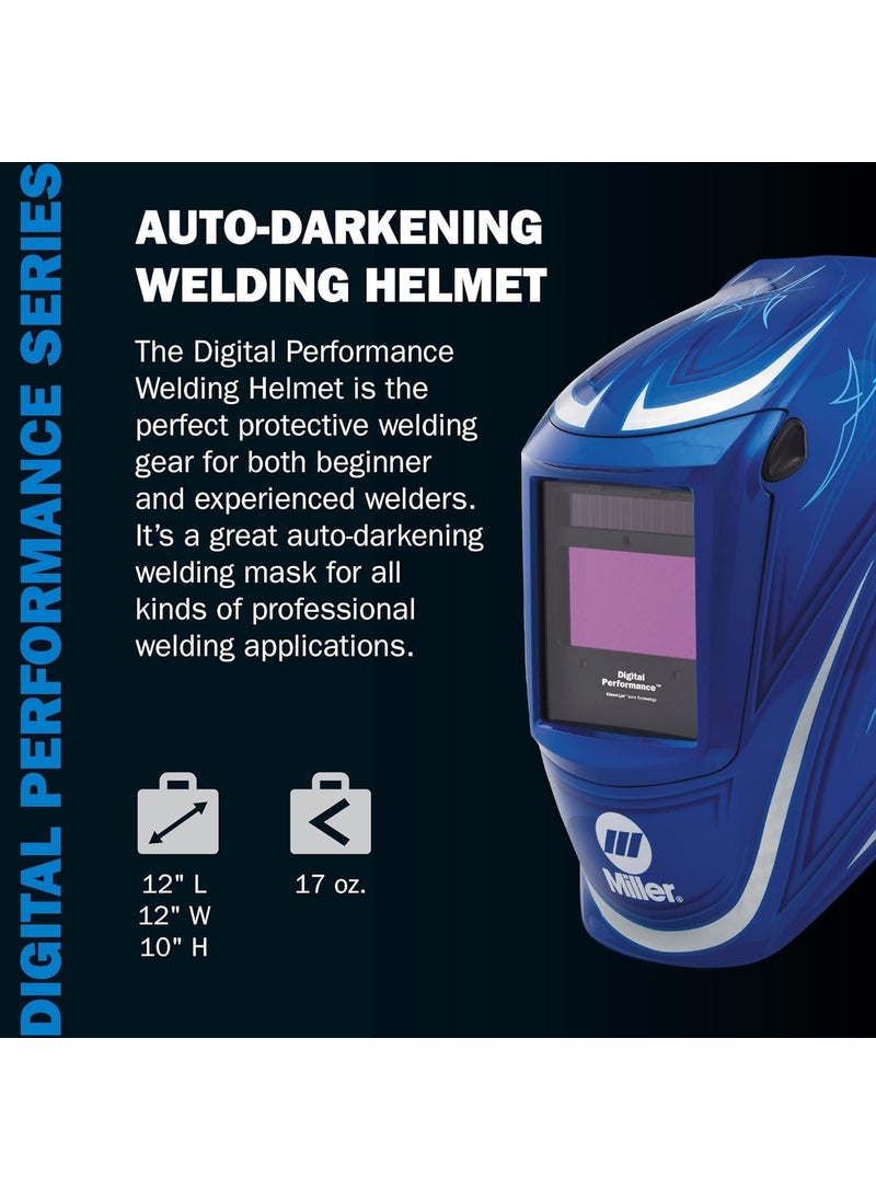 MILLER Miller Digital Performance Welding Helmet 289807  AutoDarkening Welding Helmet with Clearlight 20 Technology  Lightweight Welding Hood  Welding Mask Head Protection Gear with 722 sq in View  - Image 2