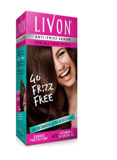Livon Go Frizz Free Hair Serum With Vitamin E & Organ oil 100 ml  - Image 2