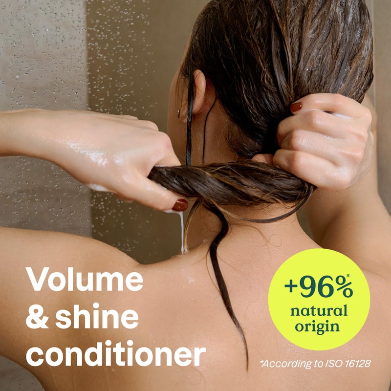ATTITUDE Volume and Shine Hair Conditioner, For Thin Hair, Naturally Derived Ingredients, Vegan Detangler, Dermatologically Tested, Soy Protein & Cranberries, 8 Fl Oz - Image 3