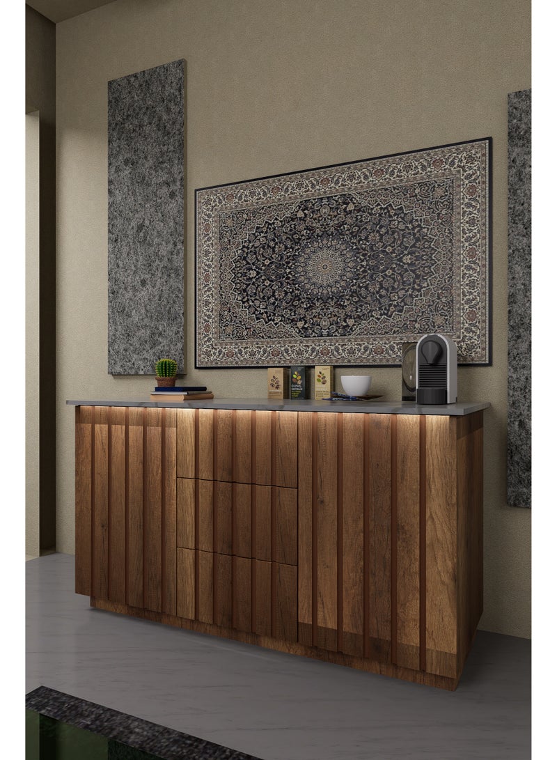 كوفي وورلد ركن القهوة بنقشات دائرية باضاءة مخفية - Image 2