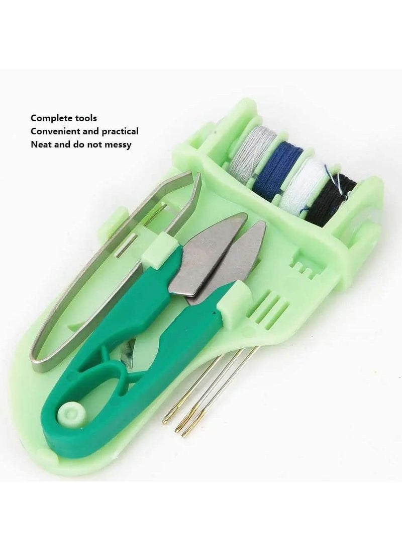 Y&D Sewing Tools Kit, Mini Exquisite Travel Kit Box, for Home Use(Green) 2 PCS - Image 3