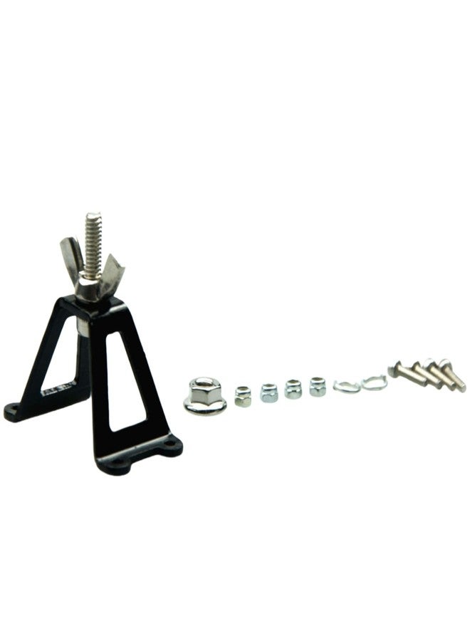 JGGZONE Metal Spare Tire Rack,RC Rear Spare Tyre Tire Bracket Wheel Holder Carrier Decoration Accessories Compatible with Axial SCX10 D90 Tamiya CC01 Wrangler Tra-xxas TRX4 1/10 RC Crawler Car - Image 1
