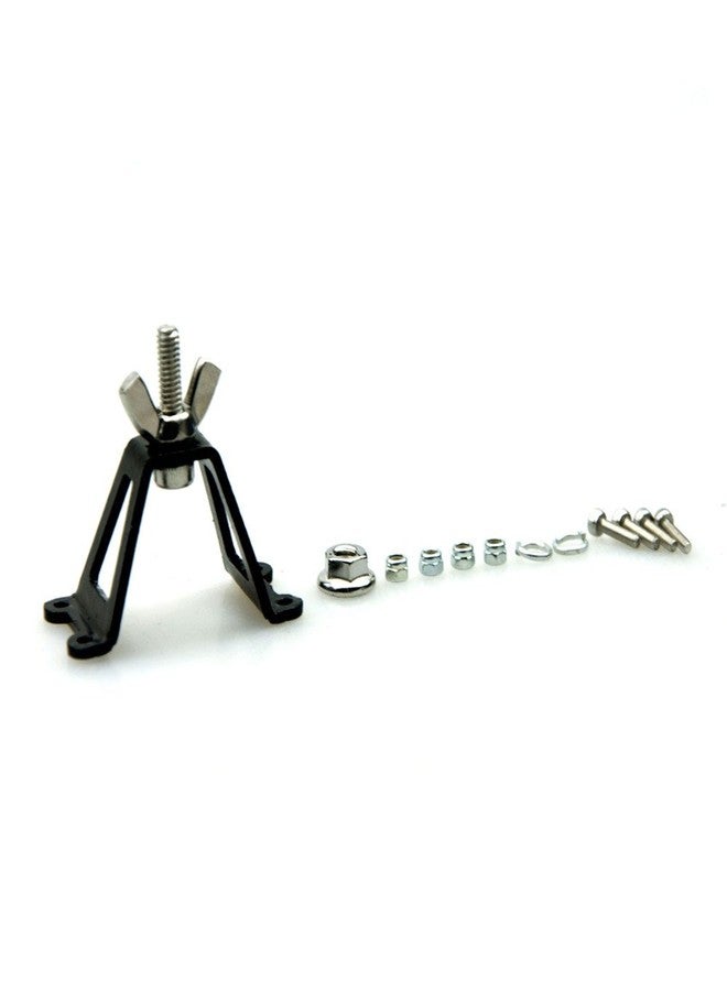JGGZONE Metal Spare Tire Rack,RC Rear Spare Tyre Tire Bracket Wheel Holder Carrier Decoration Accessories Compatible with Axial SCX10 D90 Tamiya CC01 Wrangler Tra-xxas TRX4 1/10 RC Crawler Car - Image 2